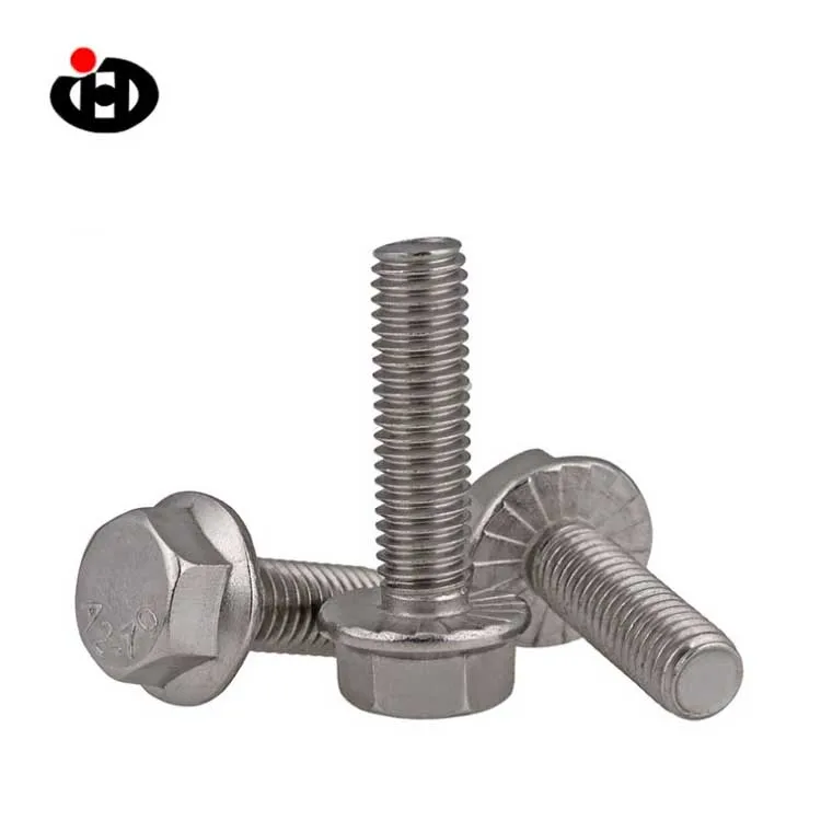 
JingHong GB5787/DIN6921 Metric steel Hex flange bolts 