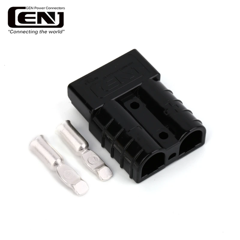 Напрямую с фабрики плоский вытирая контакты 2 полюса быстрый разъем светодио дный питания SE50A 600 В разъемы