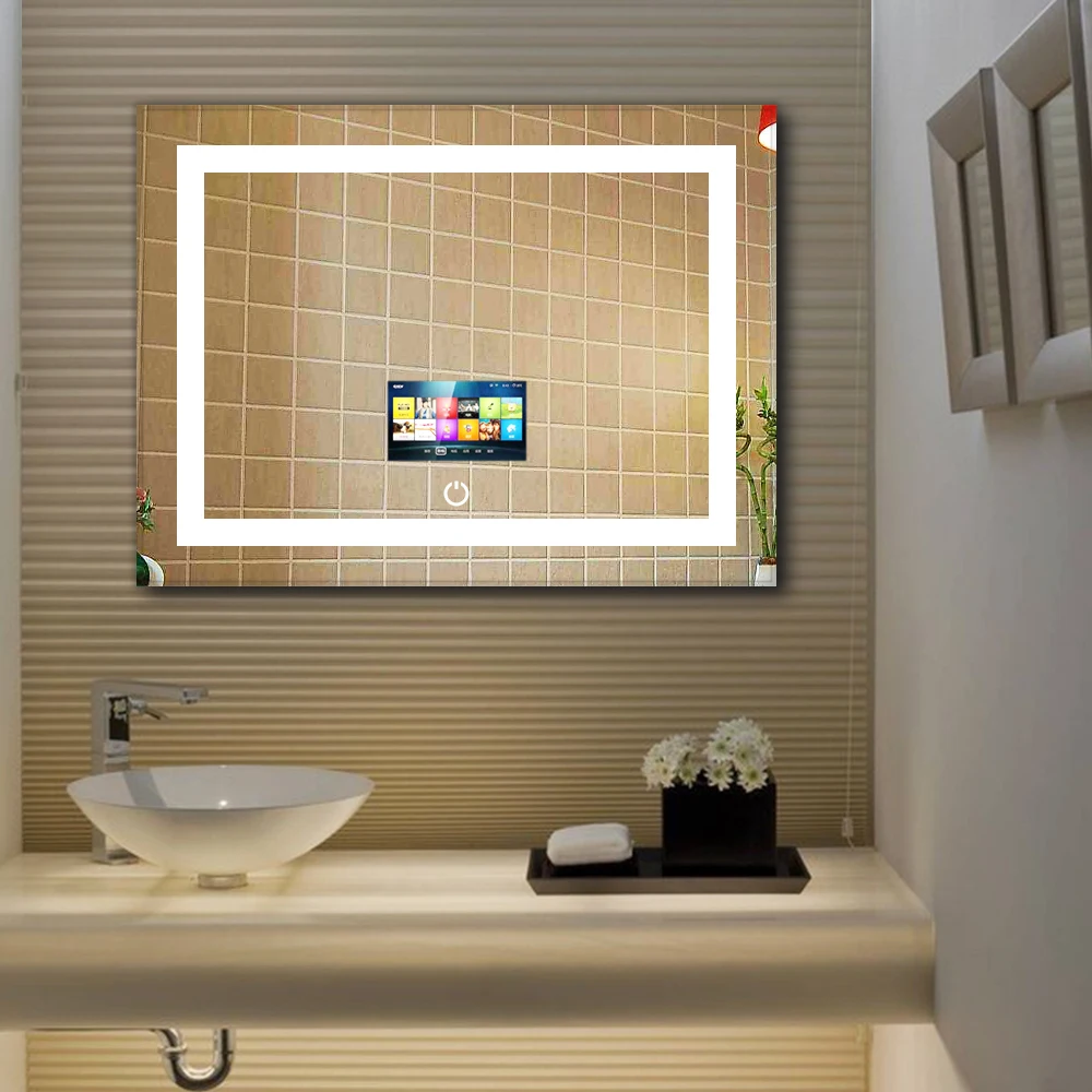 Дешевое интерактивное безрамочное зеркало для гостиной Lg диагональю 22 32 42 дюйма 98 волшебное смарт-зеркало с ТВ