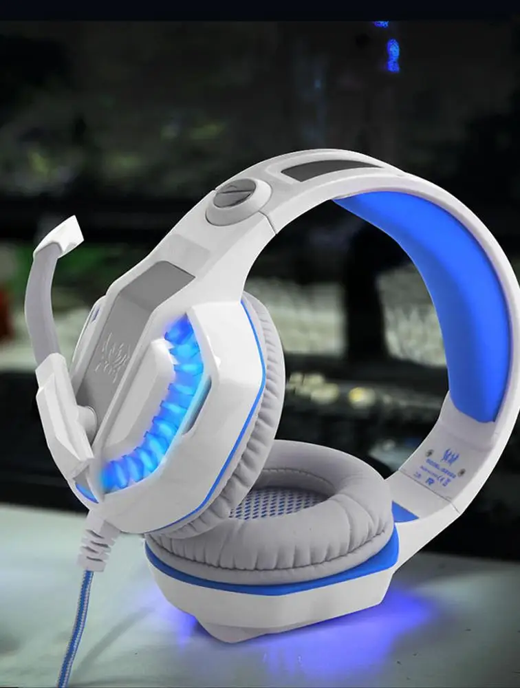 
KOTION EACH G2000 Second Generation Deep Bass Game Headphone Stereo Sound Gaming Headset Headband Earphone with Led Light 