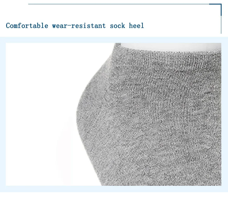 
High Quality Antibacterial nano silver ion deodorant High-grade combed cotton socks men 