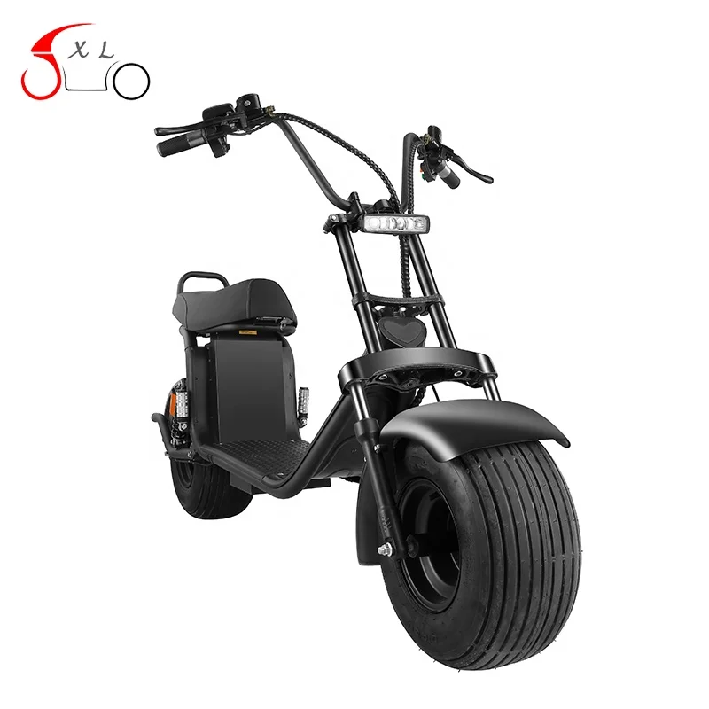Newest Design 1000W 2000W Big Tire Electric Scooter With Seat citycoco scooter