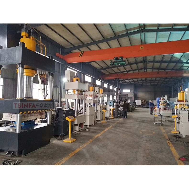 4 column hydraulic press TPS-100F1 100TON power press salt lick block bath bomp press machine