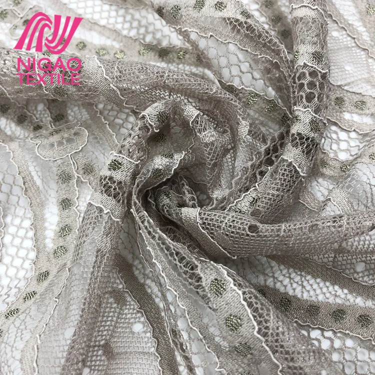
Customized Romantic style wedding tulle lace flower pattern lace fabric for dress 