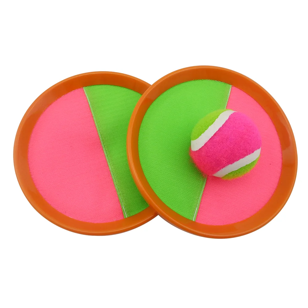 Toss And Catch Sports Game Set For Kids With Ball & Self-Stick Grip Stick Catch Ball