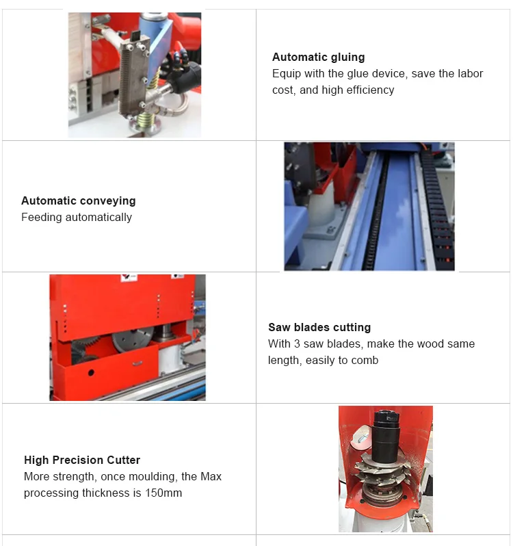 
MXB3515T Woodworking Automatic Finger Joint Shaper With Automatical Gluing Device 