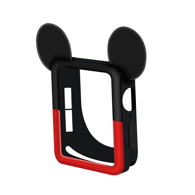 
Fashion Cute Cartoon Mickey Ears Cover Soft Silicon Protective Cover For iWatch Case 
