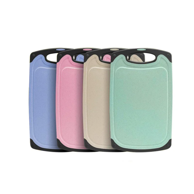 Бытовая Антибактериальная пластиковая разделочная доска из натуральной пшеничной соломы