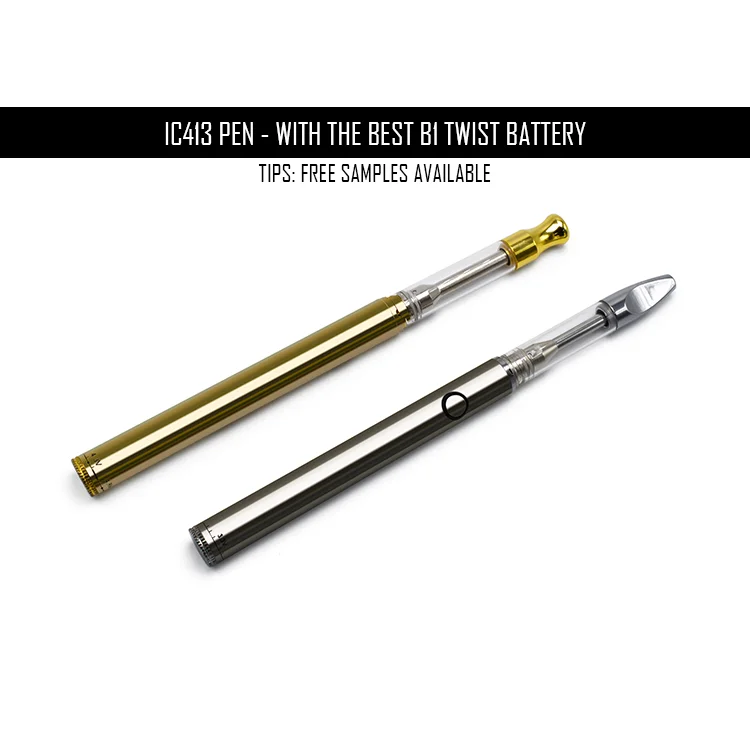 Интернет-магазин, Канада, IC1003 cbd масляный Золотой наконечник, картридж для вейпа, 510 резьбовое стекло, 0,5/1 мл, атомайзер с баком cbd