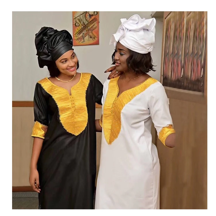 Queency African Men Dashiki Ball Costume Wedding Costume Kaftan Embroidered Bazin Shirt and Pants