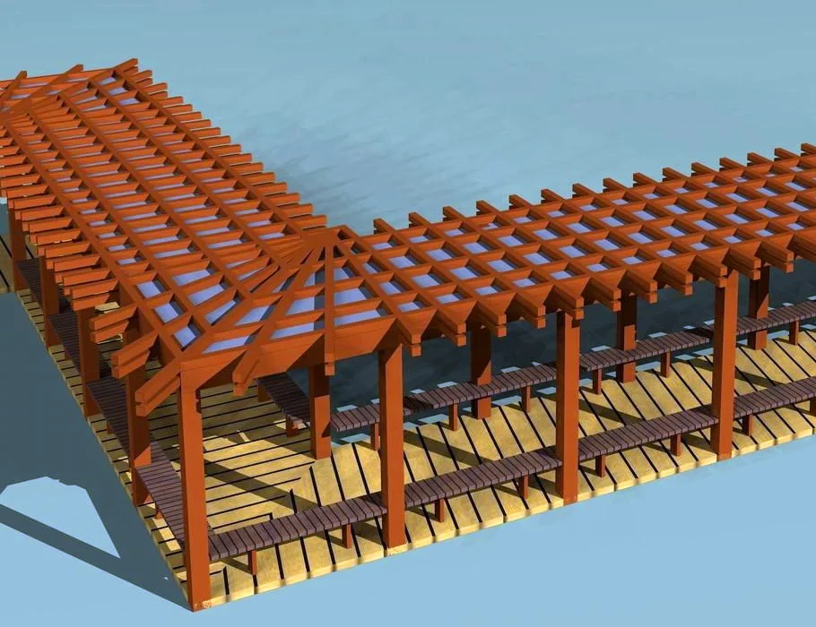 
Custom size easily assembled garden wood summerhouse OEM birdjhouse workerhouse and barbecue house 