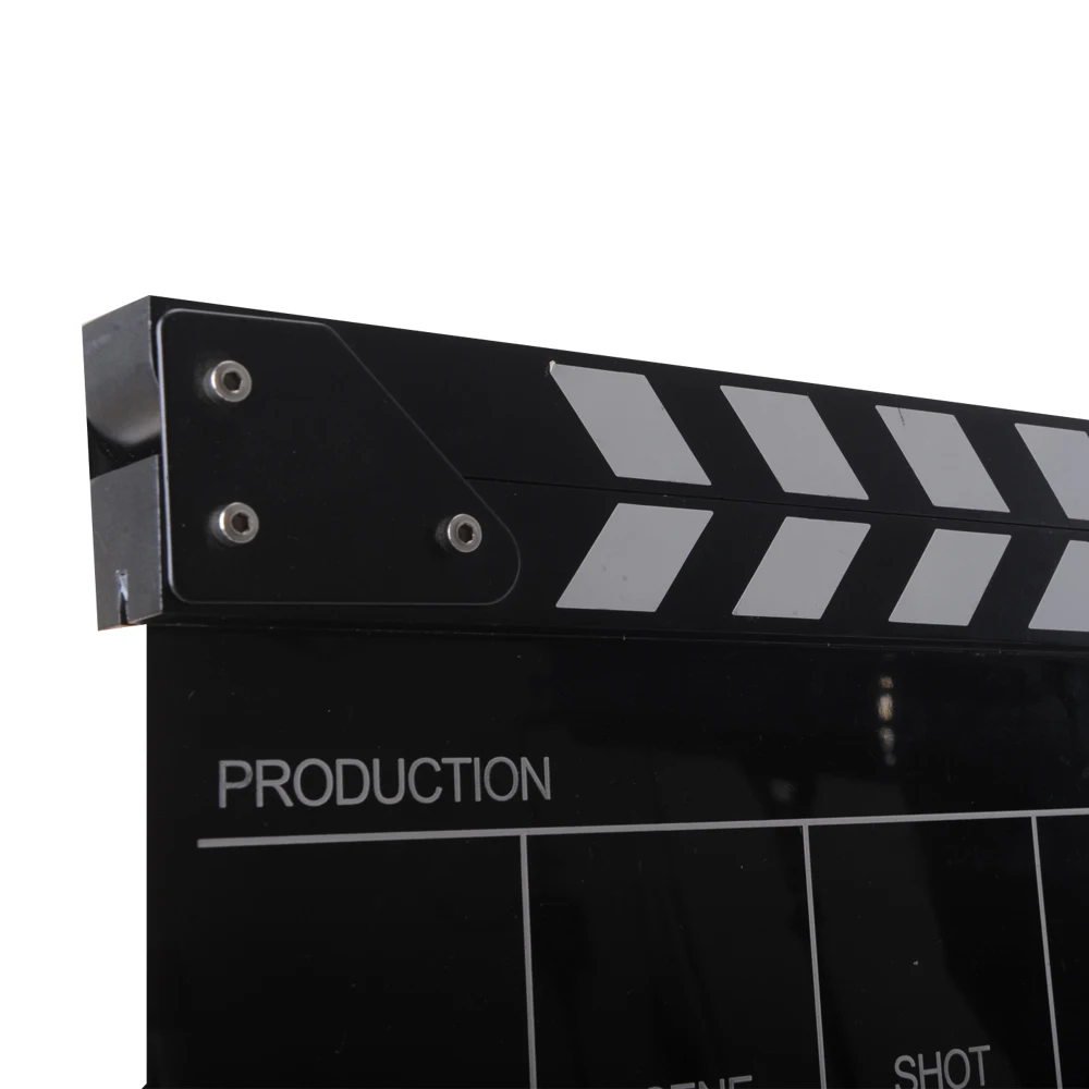 E-IMAGE ECB-01Acrylic Movie Clapboard for sale Studio Director Black Color