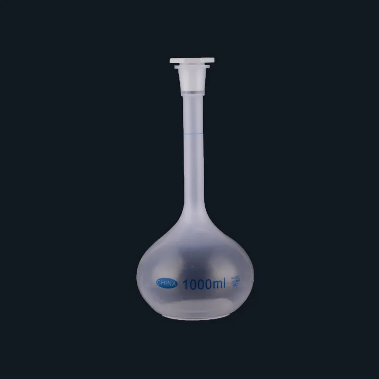 Высококачественная пластиковая объемная колба 1000 мл для лаборатории