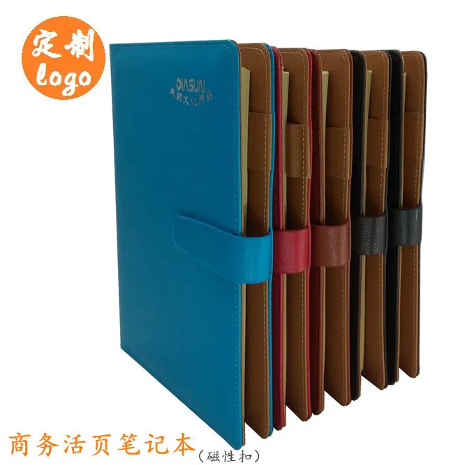 PU Leather Business Notebook A5 Hardcover Gift Box Notebook Set