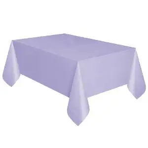 12-pack Heavy Duty Plastic Table Covers Tablecloth