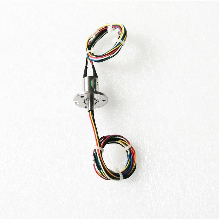 12mm diameter 6 wires 2A mini capsule slip ring contact