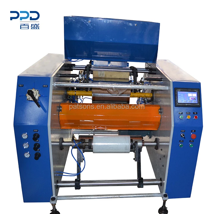 Китай производство 3 дюймов Автоматическая пунктирная цепляется машина для перемотки пленки