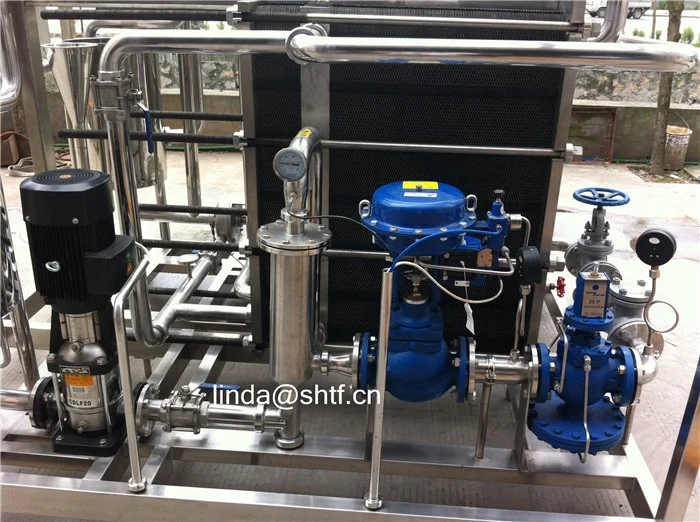 Plate Type UHT sterilizer Machine UHT Milk Sterilizer Machine/KT Juice and milk Plate type UHT Sterilizer/Factory UHT juice milk