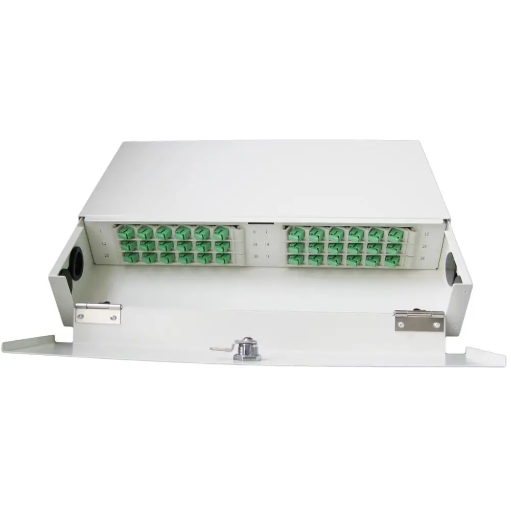 China manufacturers FTTX System 36ports SC, ST, FC, LC adapter fiber optic terminal box odf