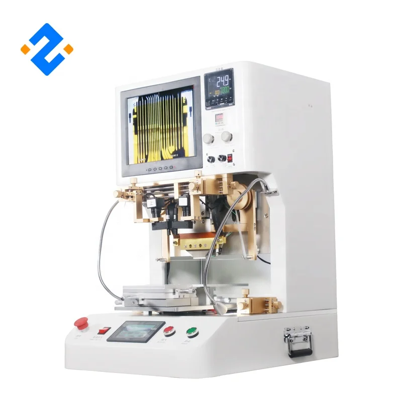 2019 ZWX Automatic Intelligent Pulse LCD Flex Cable Repair FPC ACF Bonding Machine, ZH-015 LCD Touch Flex Cable Repair Machine