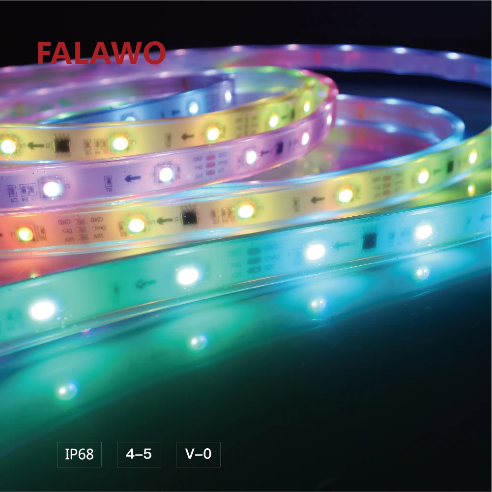 Falawo waterproof ip68 strip light led
