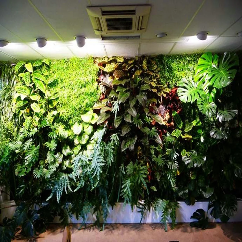 Natural Color New Design DIY Customized 5-10 Years New Design DIY Customized Green Wall Vertical Garden with Foliage Grass