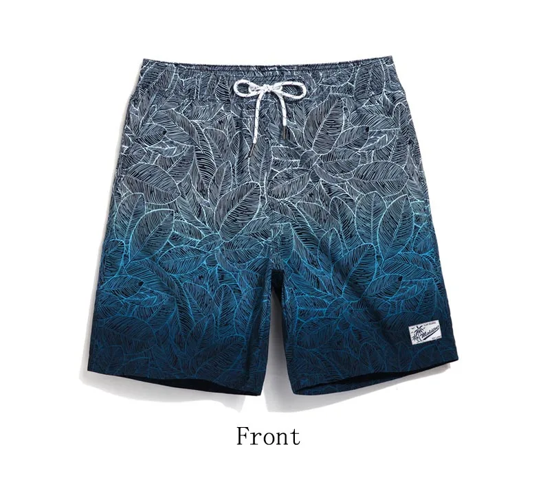 Летние мужские водонепроницаемые короткие пляжные трусы для мальчиков с принтом в виде сублимационной печати