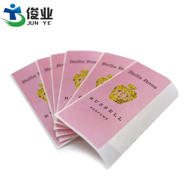 Индивидуальный дизайн матовая этикетка для парфюма с красным и золотым тиснением