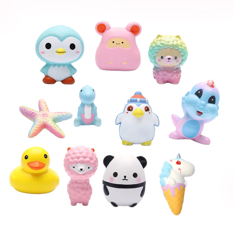 Custom design 2019 pu malaysia squishy macaron fabbrica gel lot original toy