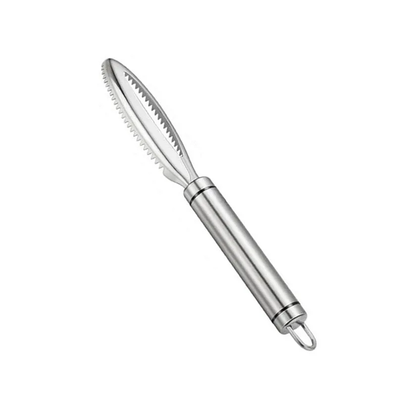 304 Stainless Steel Fish Scale Remover Scraper Cleaner Scaler Kitchenware Peelers