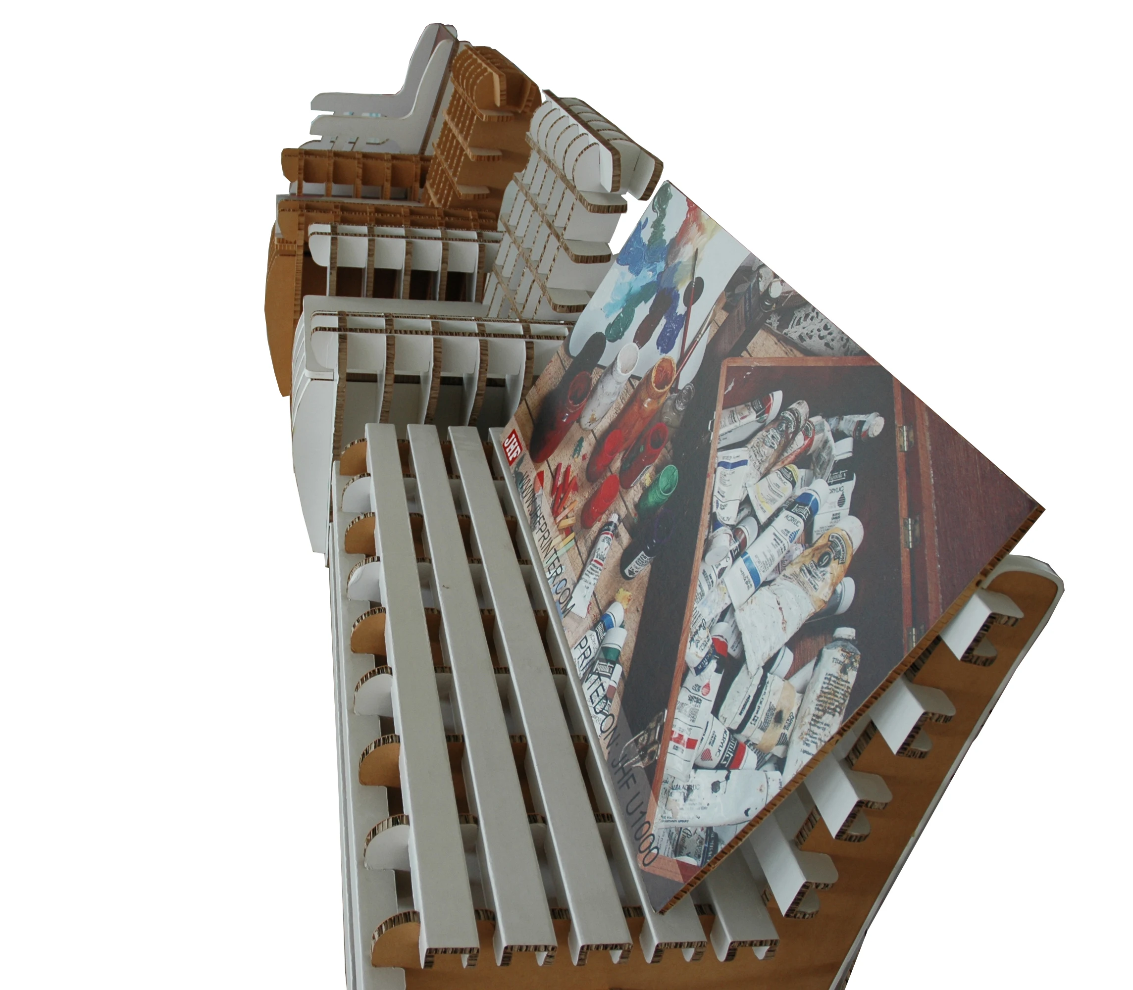 cardboard whiteboard hexagon honeycomb sheet cardboard furniture chair