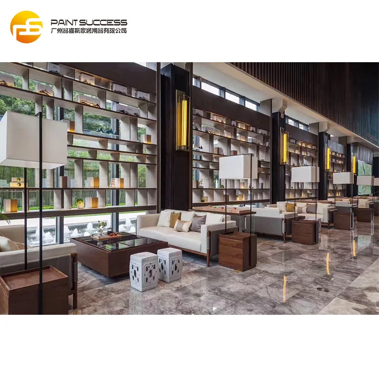 Custom Made Luxury Hotel Lobby Furniture Set, Hotel Lobby Sofa