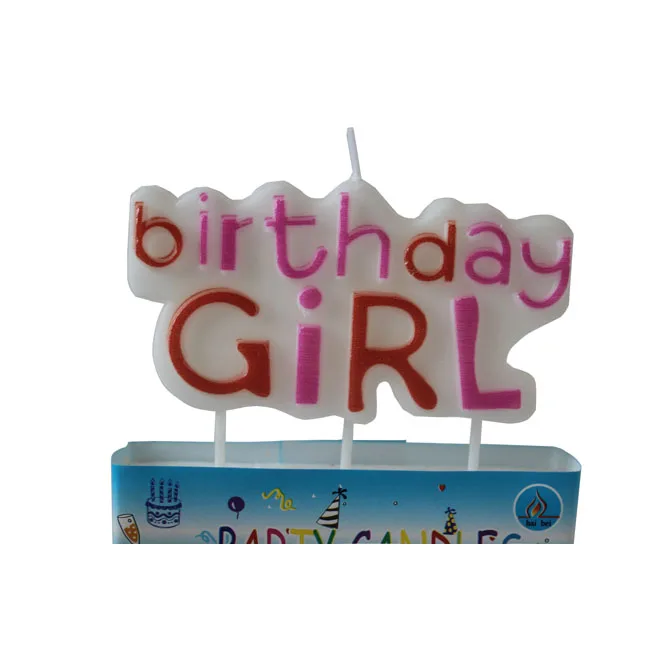 Pvc boy /girl  fancy birthday cake candles