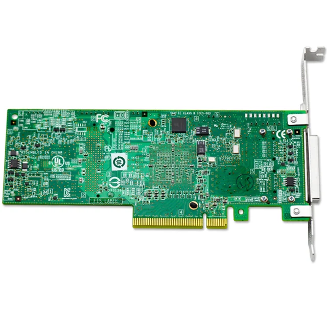 Оригинальный LSI MegaRAID SAS 9286CV-8e 6 ГБ / с 1G кэш RAID 0,1,5,6,10,50,60 PCI-E 3.0