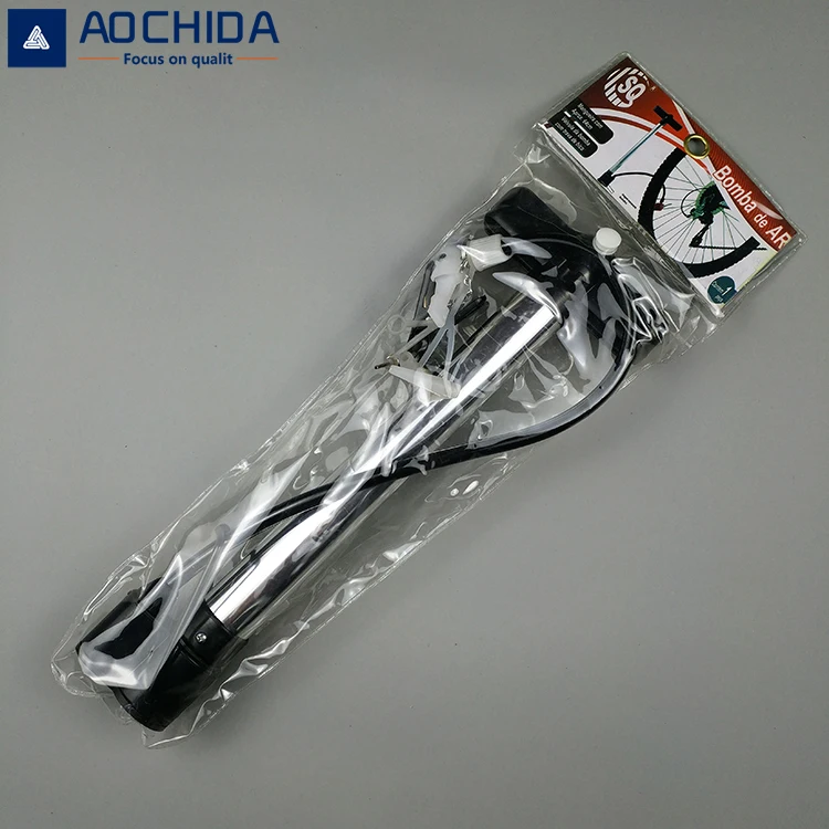Portable aluminum bicycle pump with excellent quality factory direct sales