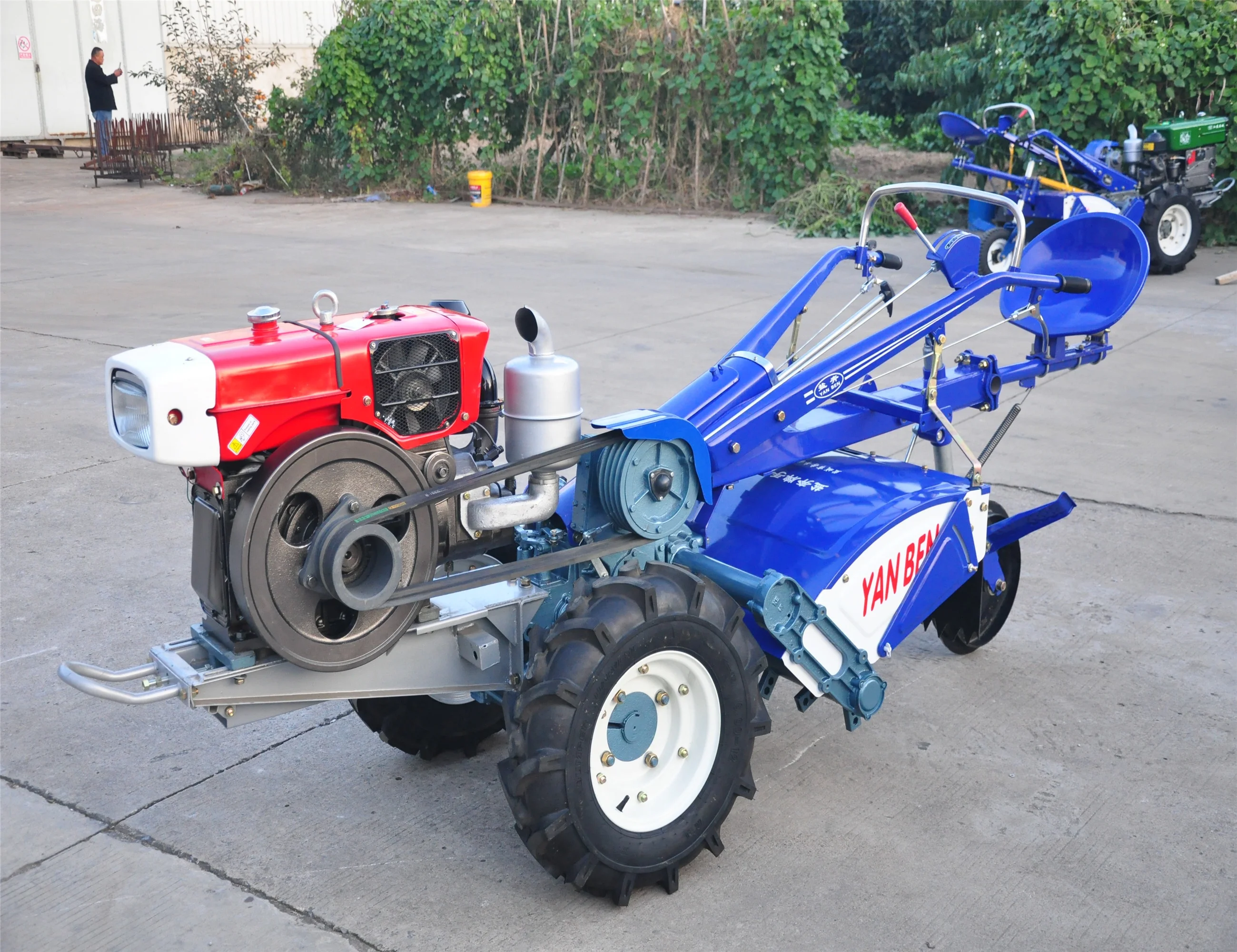 
15HP electric start price china tractor power tiller 