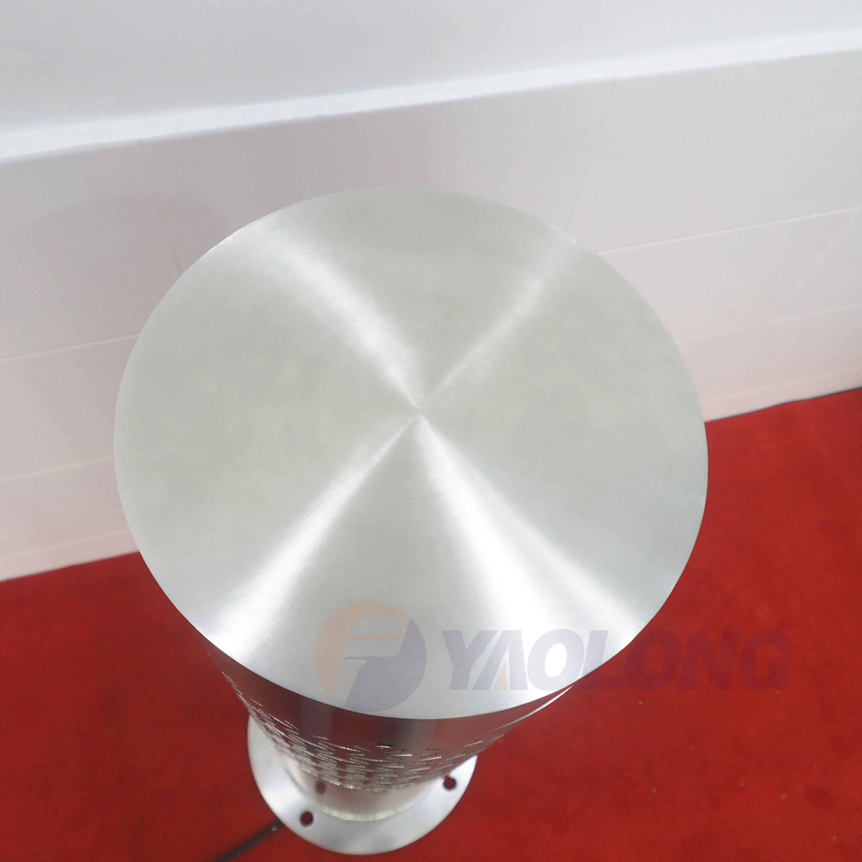 custom service stainless steel 180mm led garden bollard post light