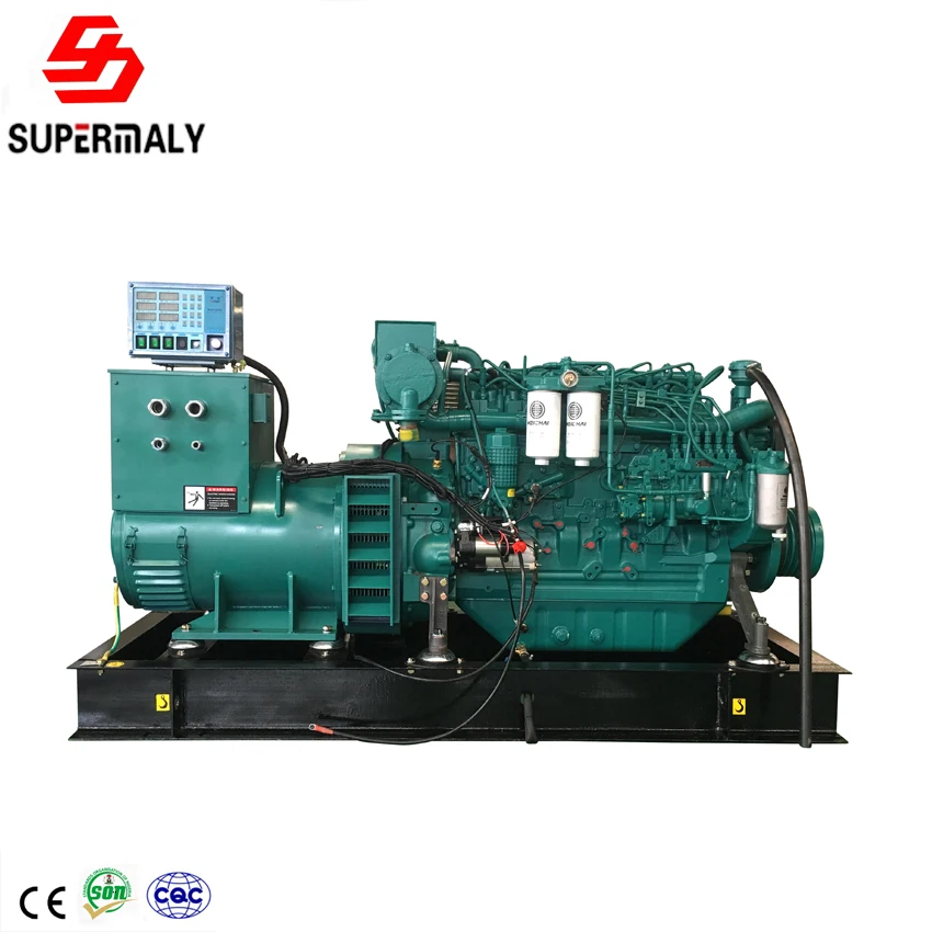 100kva 50hz/60hz marine diesel generator genset with heat exchanger