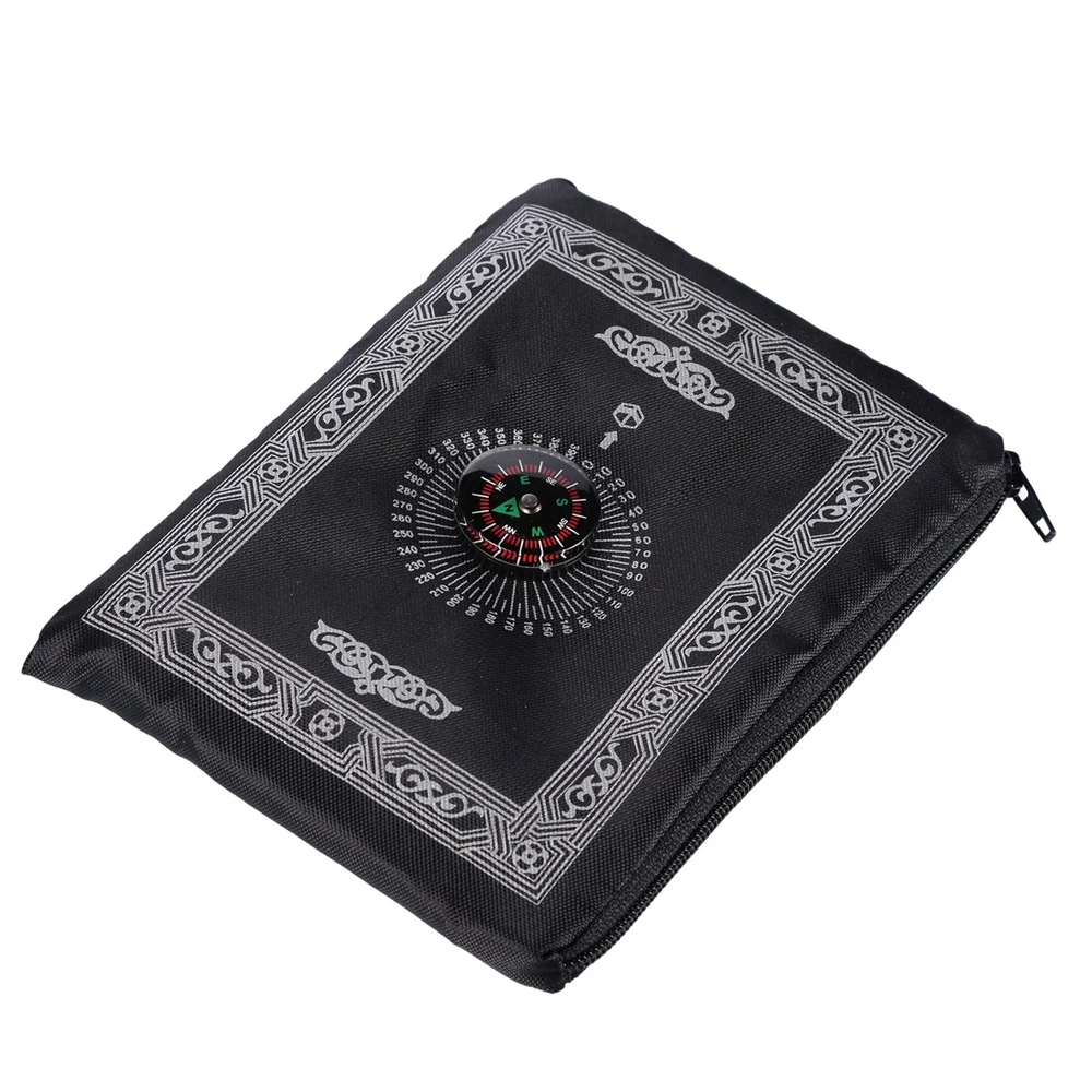 custom muslim pocket prayer carpet mat mecca small portable prayer mat with bag