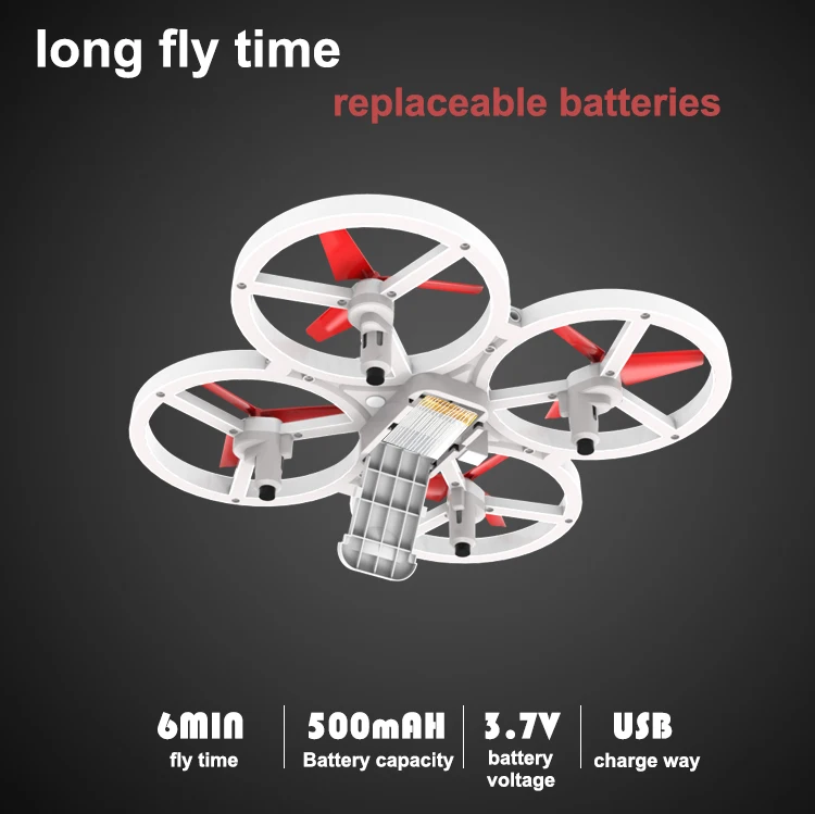 DWI 2 in 1 Induction UFO Auto Holding Gracity Sensor UAV Quadcopter Drone for Interaction