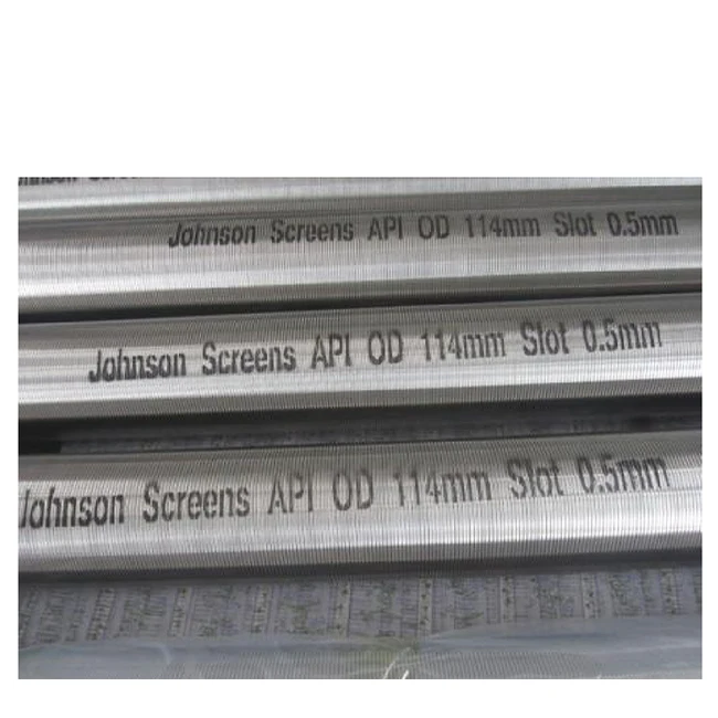 Stainless Steel Filter Mesh Water Well Casing Screen Johnson Screen