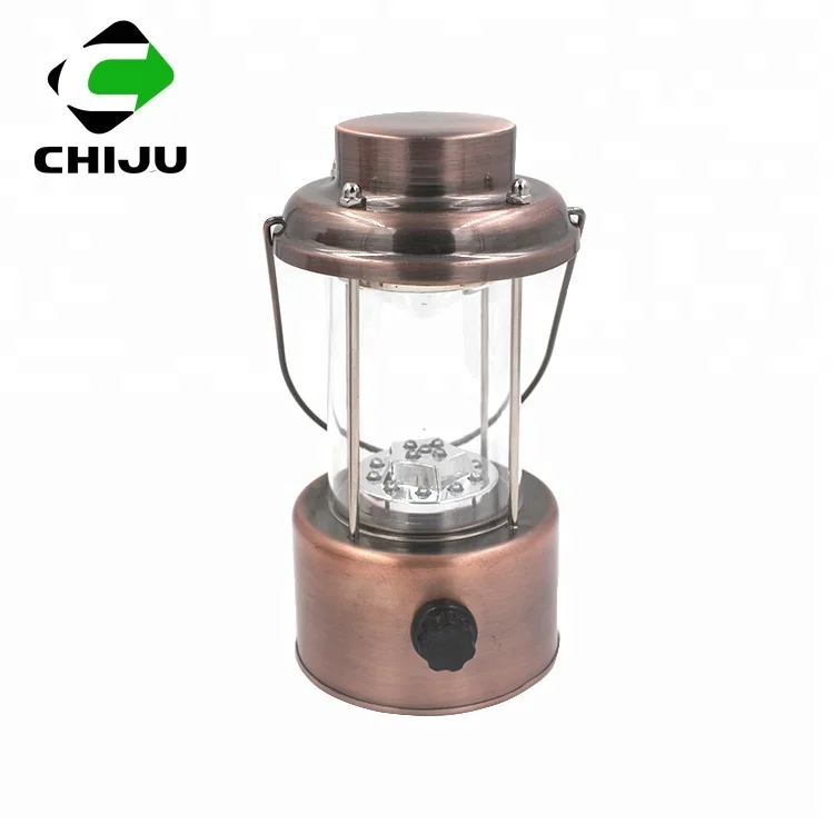 Оптовая продажа ураган лампы светодио дный 15 LED Медь Керосин фонарь с диммер