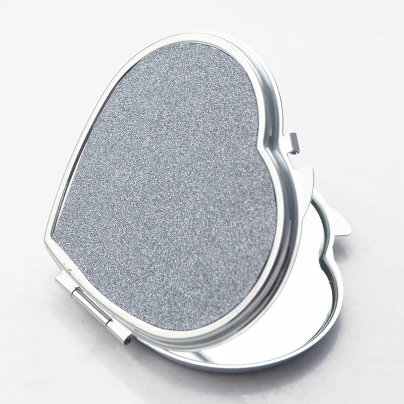 NEW MAKEUP TOOLS Heart shape pocket mirrors bling compact mirror