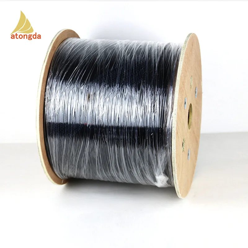 2 core FTTH cable 1 core single mode optic fiber cable G657a FRP LSZH use for outdoor