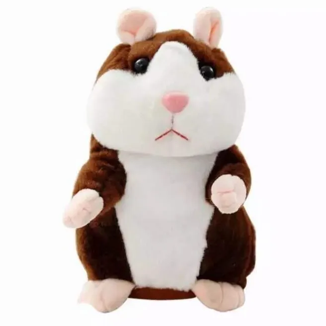 2019 Funny Kids Educational Pet Hamster Plush Talking Sound Record Toy