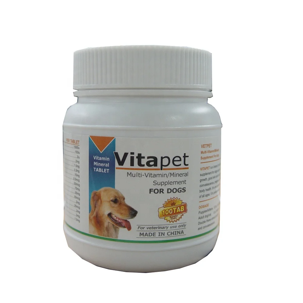 
Growth booster Multivitamin Tablets for dogs cats 
