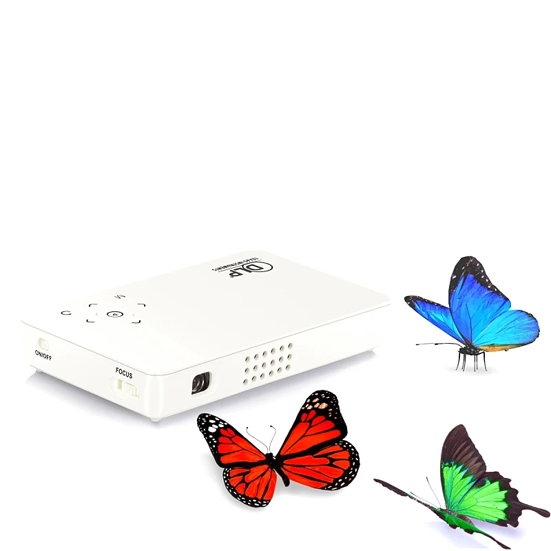 GP1S детская Аудиокниги для дошкольников Трехцветная светодиодная лампа 200 люмен мини-проектор