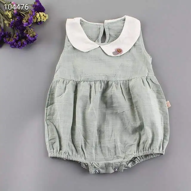 Детский комбинезон из натурального хлопка, однотонный комбинезон из джинсовой ткани для скалолазания, весна-лето 100%