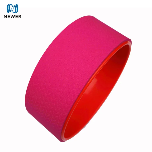 
China Manufacturer wholesale high quality eco premium fitness exercise roller tpe abs custom logo yoga wheel 