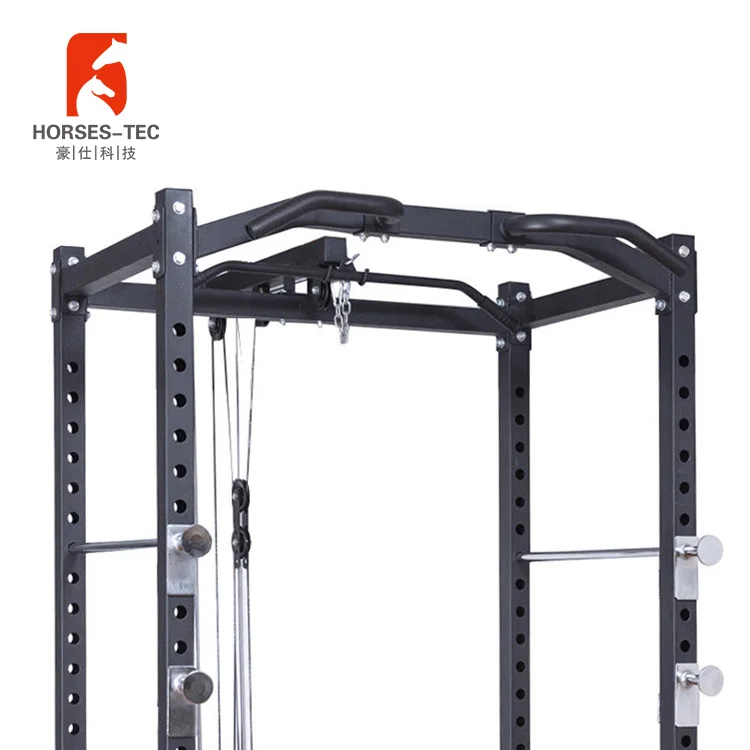 Professional multifunction power rack squat cage gym equipment